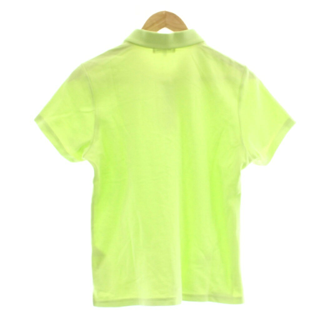 ブランド古着ベクトルプレミアム店の【中古】クレージュ courreges ポロシャツ 42 黄緑 グリーン 半袖 ポロカラー 無地 /DU レディース 【ベクトル 古着】 260402｜アングル2