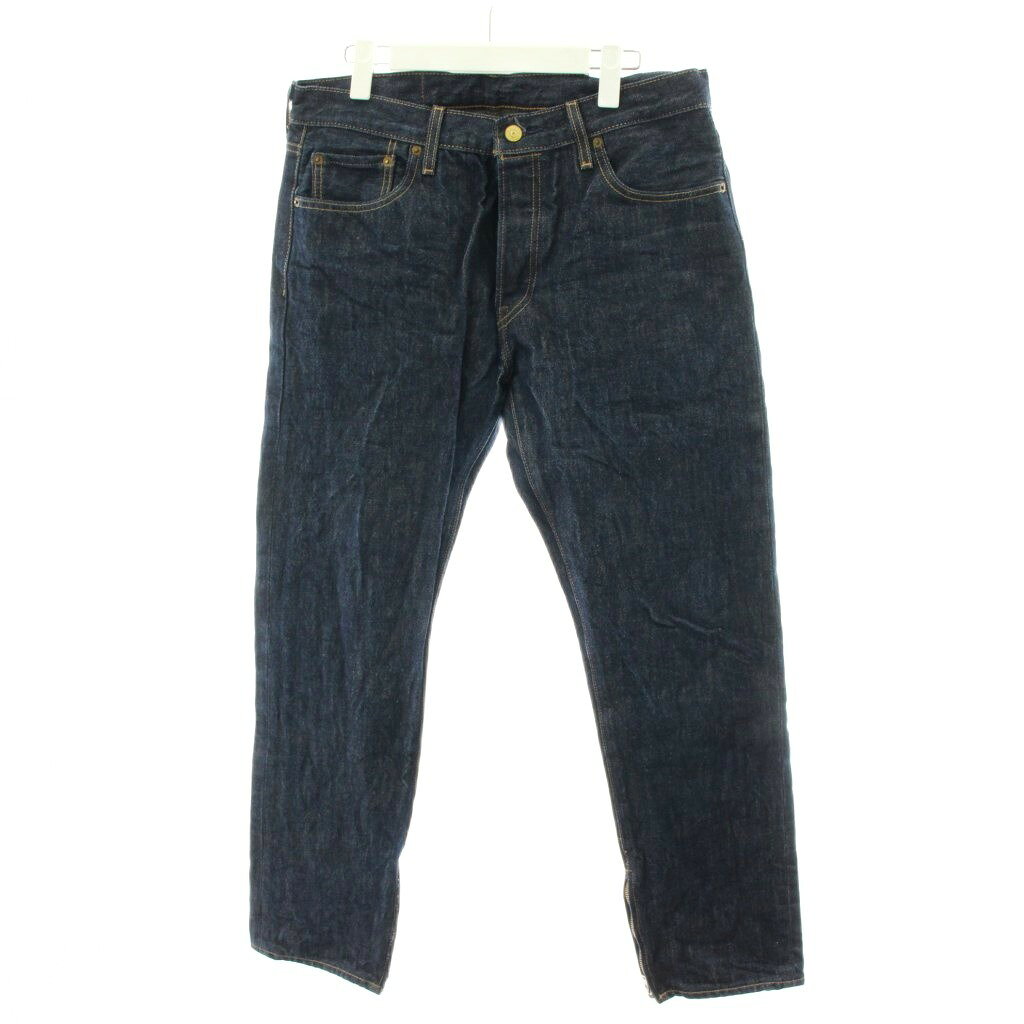 [중고] 리바이스 Levi's × 키스 KITH 501 데님 팬츠 청바지 지팡이 G 팬 버튼 플라이 W36L32 네이비 / AN46 남성 [벡터 헌옷] 260401