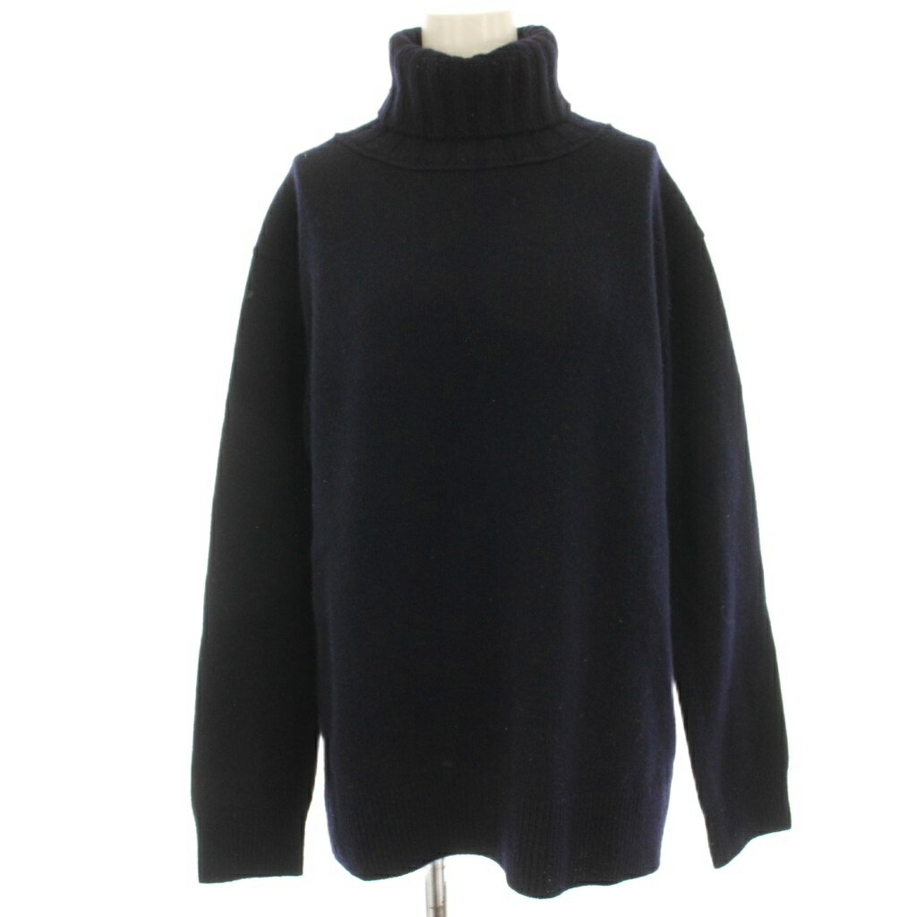 Rakuten - 【中古】ミューズ ドゥーズィエム クラス MUSE de Deuxieme Classe 21AW JADE タートルネック プルオーバー ニット セーター 長袖 ウール カシミヤ混 紺 ネイビー 21080500418030 /HN レディース 【ベクトル 古着】 260402