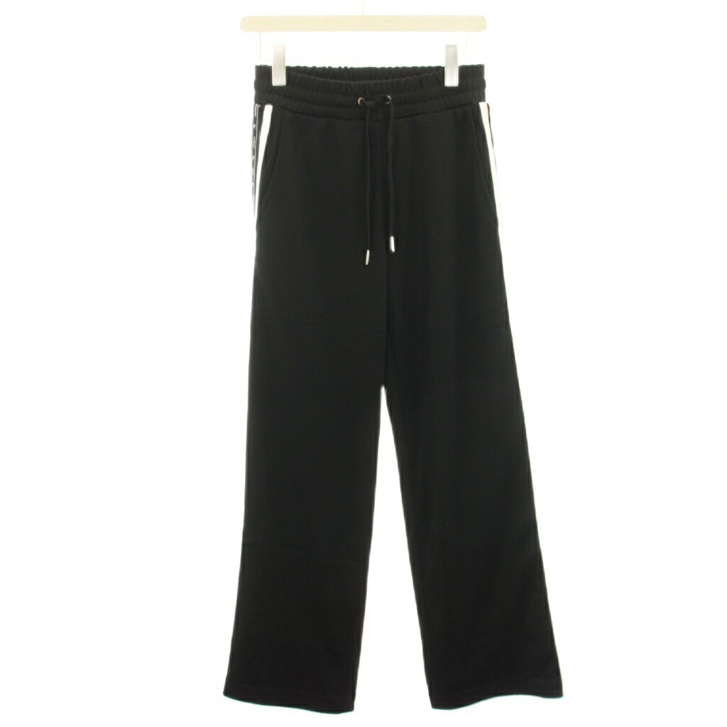 Cropped Pants - 【中古】ヴィヴィアンタム VIVIENNE TAM トラックパンツ イージーパンツ サイドライン 40 黒 ブラック 12275208 /HN レディース 【ベクトル 古着】 260406