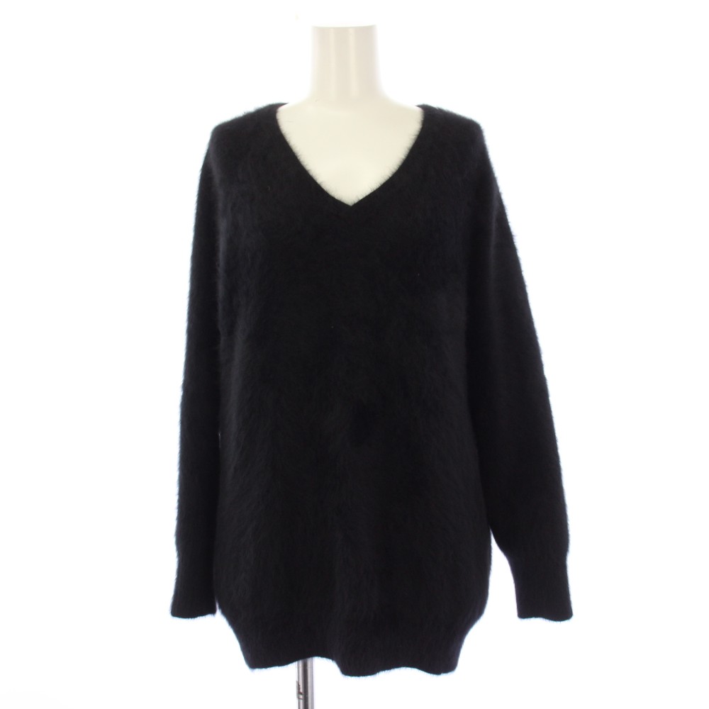 Three-Quarter Knit - 【中古】アナイ ANAYI ニット セーター カシミヤ混 Vネック 長袖 36 黒 ブラック 10228-16-140-95-360 /TK レディース 【ベクトル 古着】 260409
