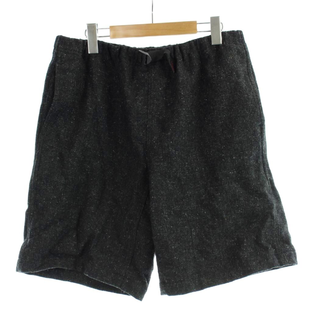 【中古】グラミチ GRAMICCI ショートパンツ ウール L 黒 ブラック 無地 /GP メンズ 【ベクトル 古着】 260413
