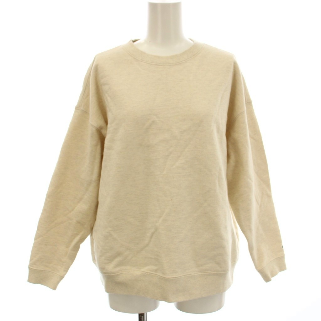 【中古】スノーピーク snow peak Recycled Cotton Sweat Crewneck スウェット トレーナー 長袖 1 オートミール SW-22SU401R /☆G レディース 【ベクトル 古着】 260408
