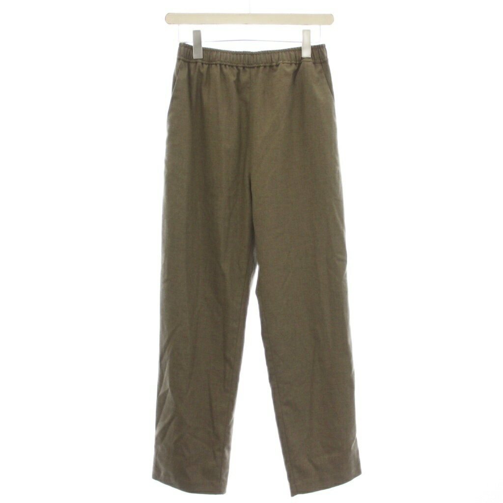 Capri Pants - 【中古】スローブ イエナ SLOBE IENA 25AW ウールミックスドロストスラックス イージーパンツ 36 グレージュ 25030912850040 /☆G レディース 【ベクトル 古着】 260408