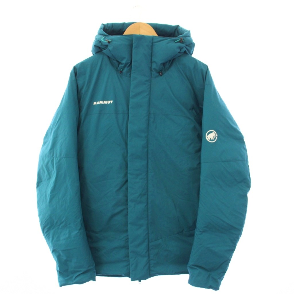 【中古】マムート MAMMUT Icefall SO Thermo Hooded Jacket アイスフォール ソフトシェル サーモ フーデッド ダウンジャケット XL 青 1011-01940 /KH メンズ 【ベクトル 古着】 260412