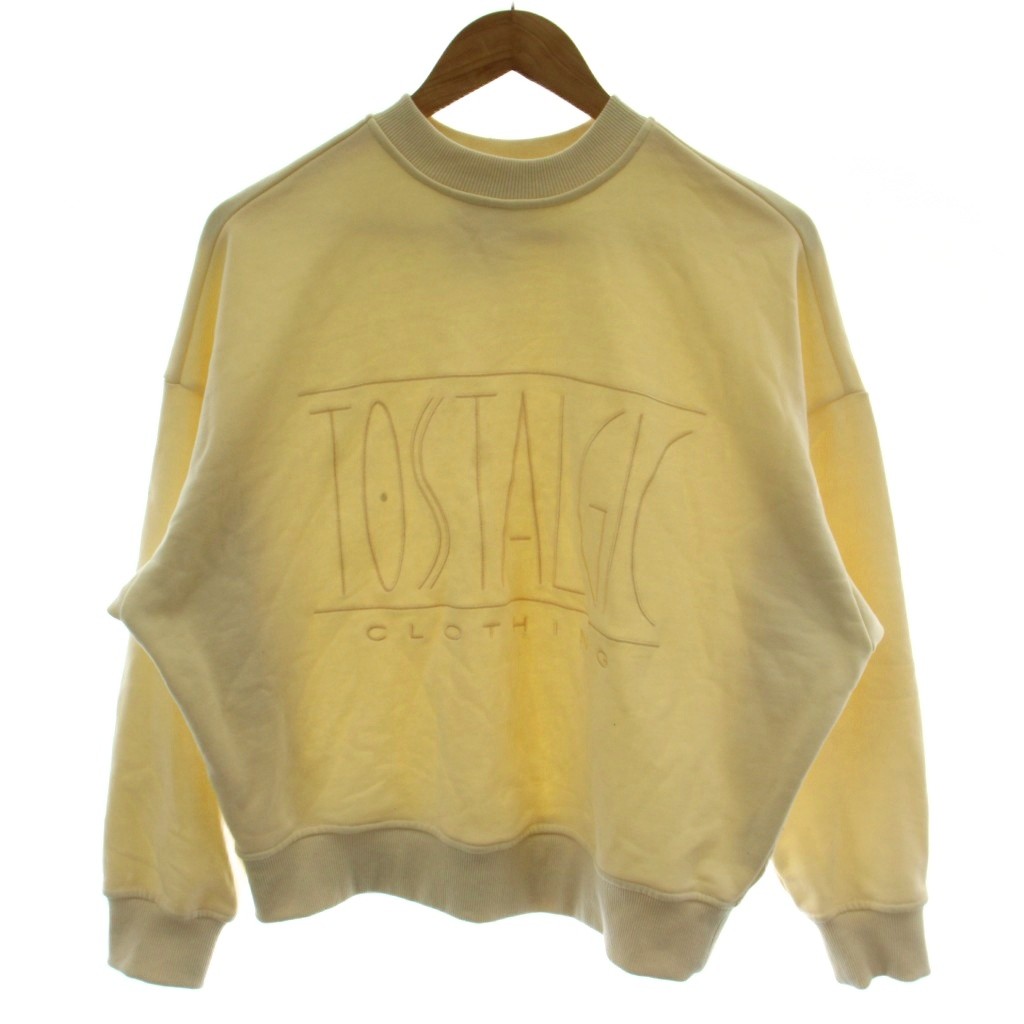 【中古】トスタルジック TOSTALGIC トレーナー スウェット F アイボリー 長袖 TOS-...