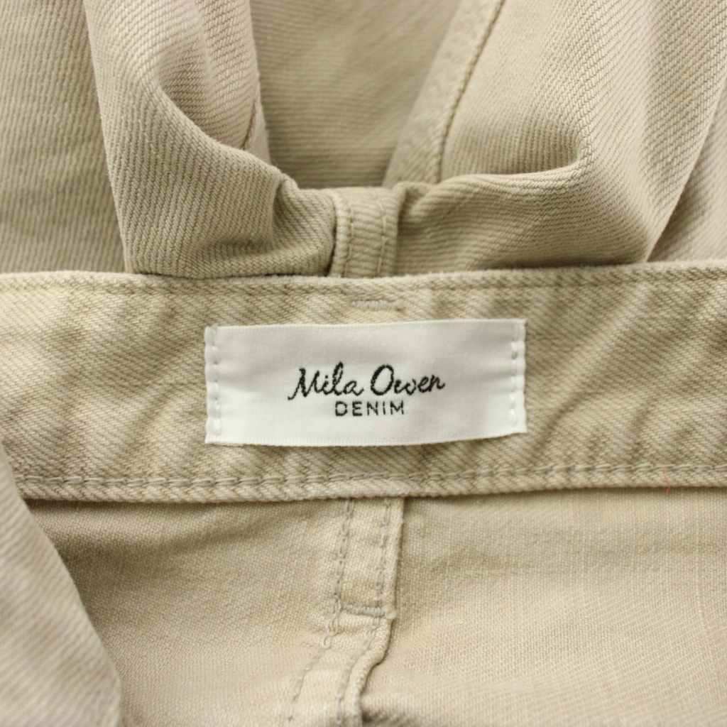 【中古】ミラオーウェン Mila Owen 24AW ヘムデザインデニムパンツ ジーンズ 0 ベージュ ダメージ加工 09WFP244940 /KG レディース 【ベクトル 古着】 260408 vectorpremium-18997833 ブランド古着ベクトルプレミアム店 サンプル画像3