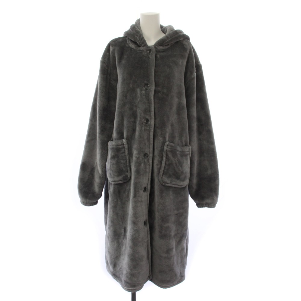 【中古】ネムリア Nemulia 着るメルティ毛布 フード M-L グレー AZ-939 /BM レディ...