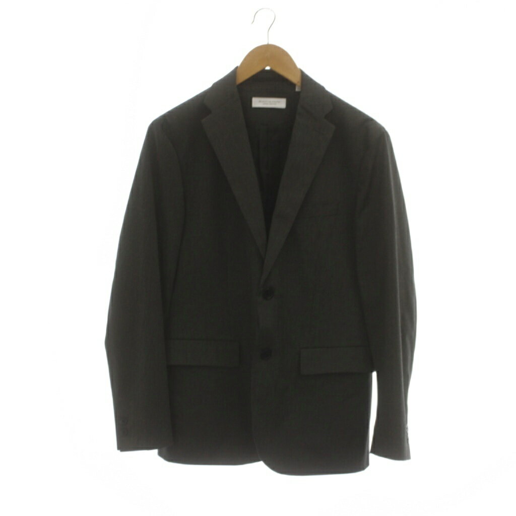 乐天商城 - 【中古】B&Y ユナイテッドアローズ BEAUTY&YOUTH ビューティー&ユース ジャケット M グレー 無地 ノッチドラペル 長袖 /JP メンズ 【ベクトル 古着】 260411