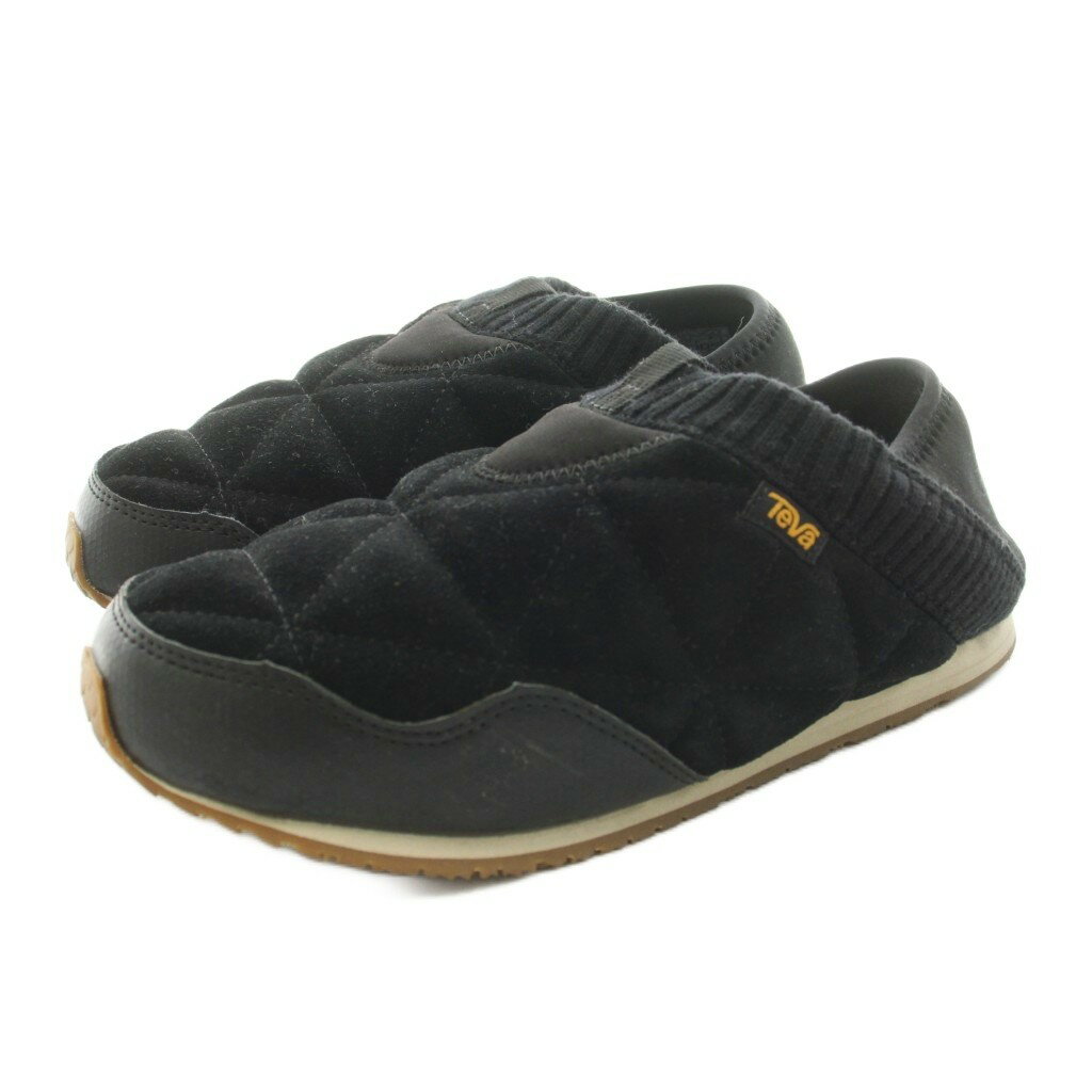 【中古】テバ Teva エンバーモック シェアリング スリッポン スエード US7 24cm 黒 ブラック /KU レディース 【ベクトル 古着】 260421