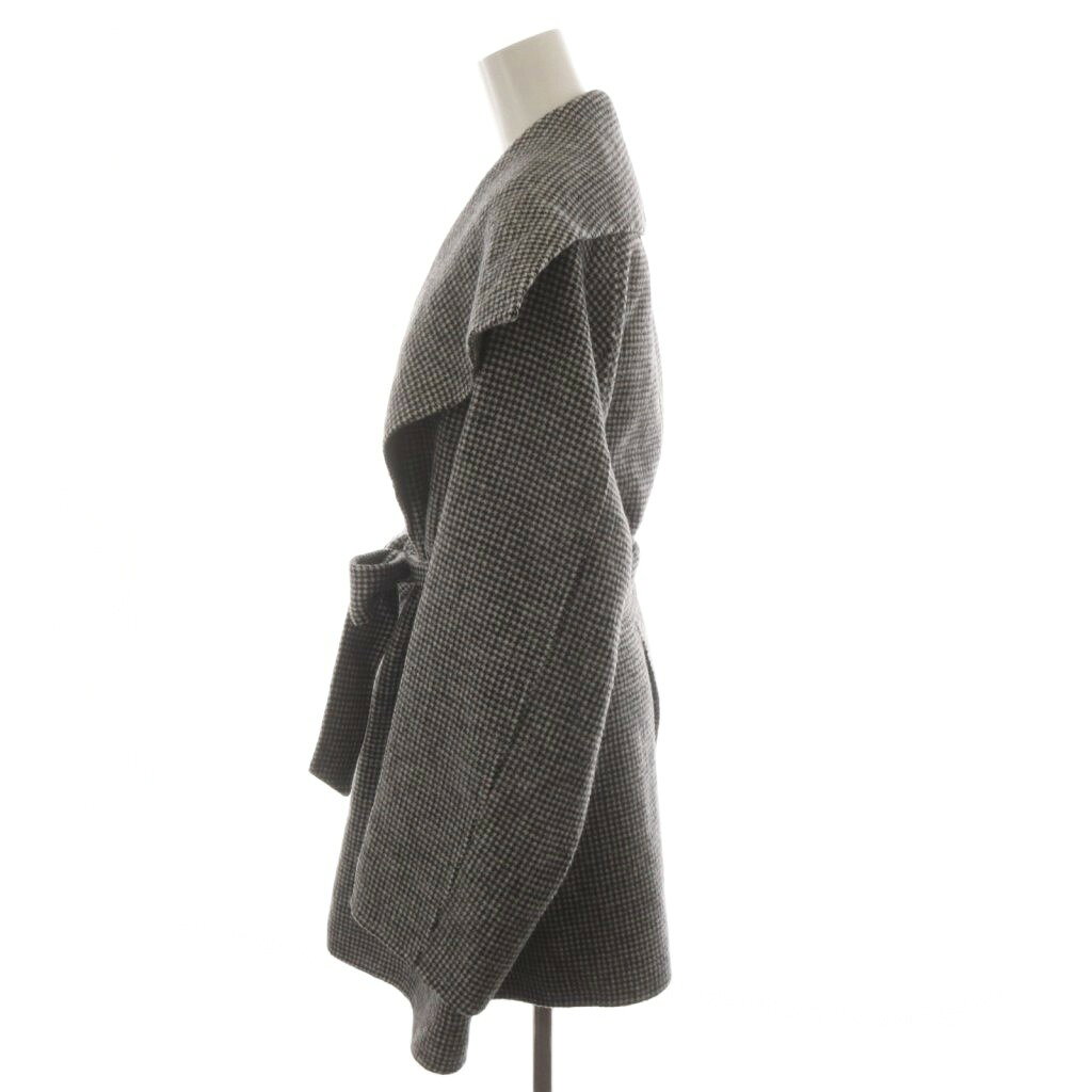【中古】ミラオーウェン Mila Owen 25AW 共ベルト付きビックカラーミディ丈コート ウール 1 グレー 09WFC255107 /RR レディース 【ベクトル 古着】 260417 vectorpremium-19028492 ブランド古着ベクトルプレミアム店 サンプル画像2