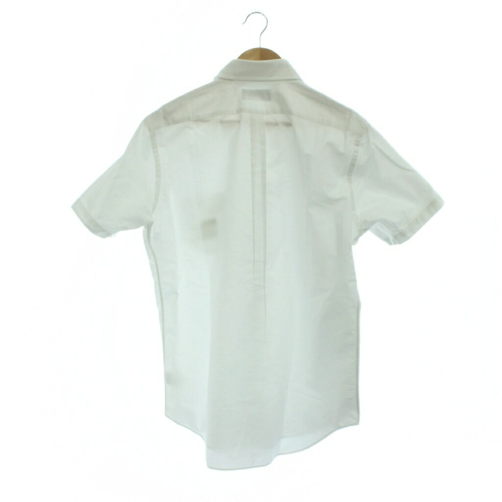 【中古】メーカーズシャツ カマクラ MAKER'S SHIRT 鎌倉 シャツ L 白 半袖 ボタン...