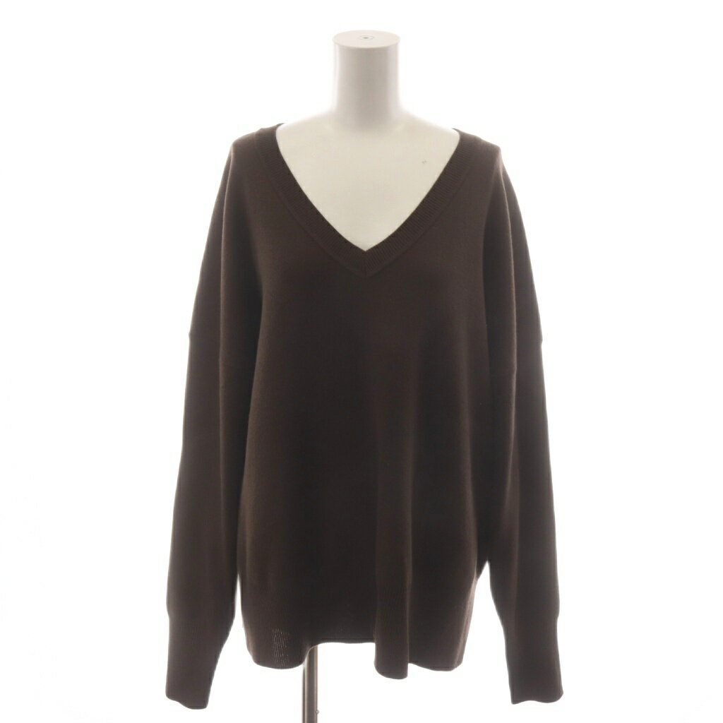 樂天商城 - 【中古】ジャーナルスタンダード JOURNAL STANDARD 25AW ウォッシャブルTEXBRID Vプルオーバー ニット セーター 茶 ブラウン Vネック 長袖 25080400368140 /RR レディース 【ベクトル 古着】 260422