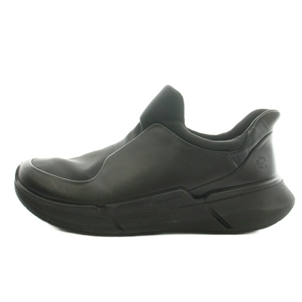 【中古】エコー ecco BIOM スニーカー シューズ レザー 43 黒 ブラック 83082451052 /AN27 メンズ 【ベクトル 古着】 260427