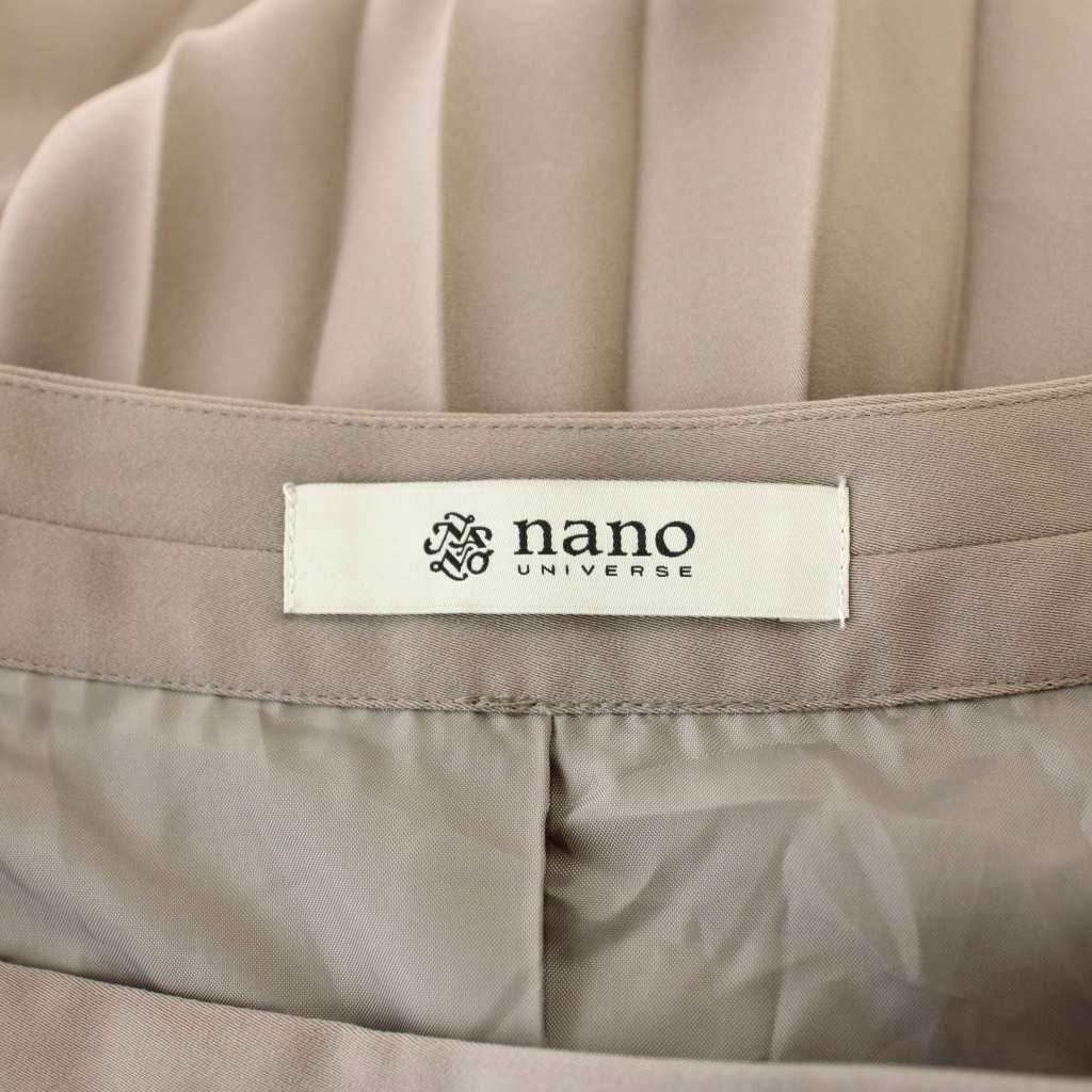 【中古】オドラント ナノ・ユニバース ODORANTES nano・universe スカート 38 茶色 ブラウン プリーツ ロング丈 /LP ■MA レディース 【ベクトル 古着】 260425 vectorpremium-19045198 ブランド古着ベクトルプレミアム店 サンプル画像3