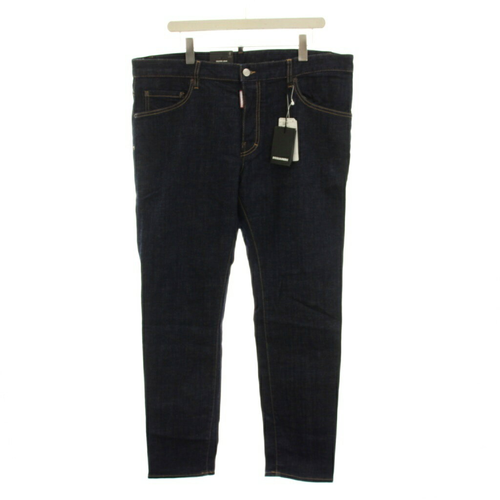 [Used] Unused Dsquared2 23SS SKATER JEAN Denim Pants Jeans Size 56 Navy Solid Full Length S74LB1198 /YM Men's [Vector Used Clothing] 260428