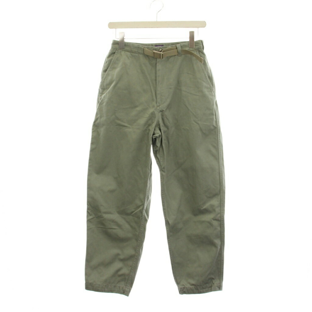 Rakuten - 【中古】ノースフェイス パープルレーベル THE NORTH FACE PURPLE LABEL Chino Wide Tapered Field Pants チノ ワイド テーパード フィールドパンツ チノパン WS カーキ Light Sage 無地 N24FC076 /YM レディース 【ベクトル 古着】 260428