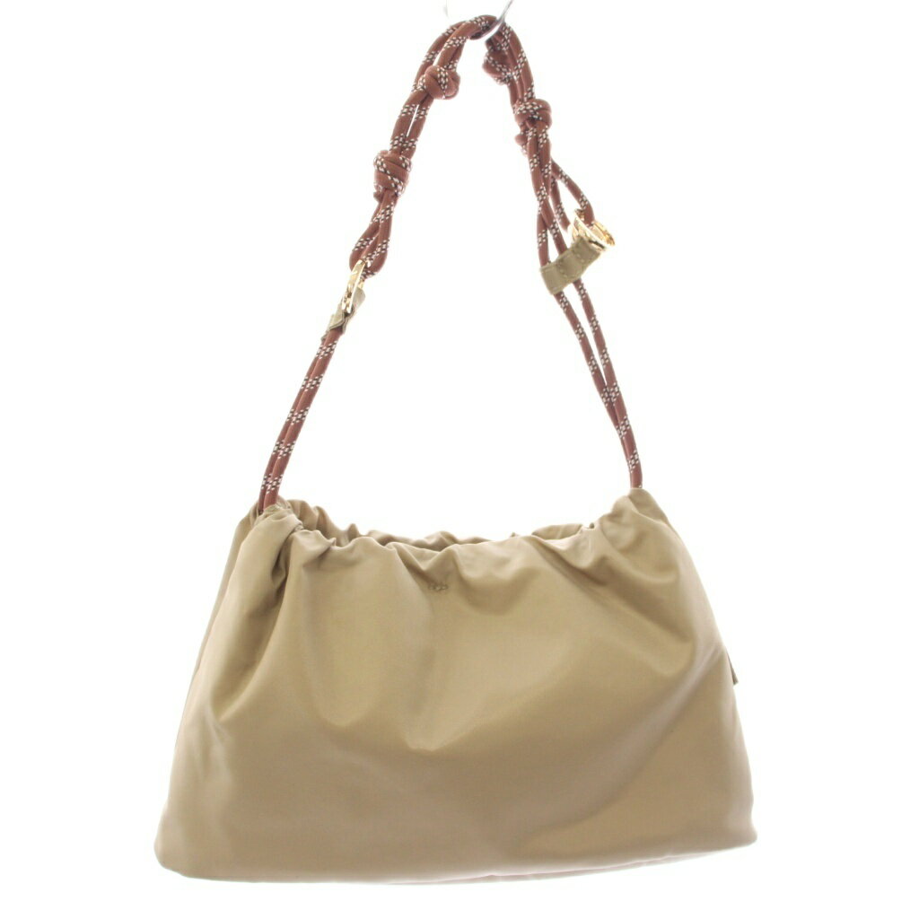 C, G, K - 【中古】ル ヴェルニ Le Vernis Cord widemini bag ショルダーバッグ ワンショルダー ハンドバッグ ベージュ /TK レディース 【ベクトル 古着】 260427