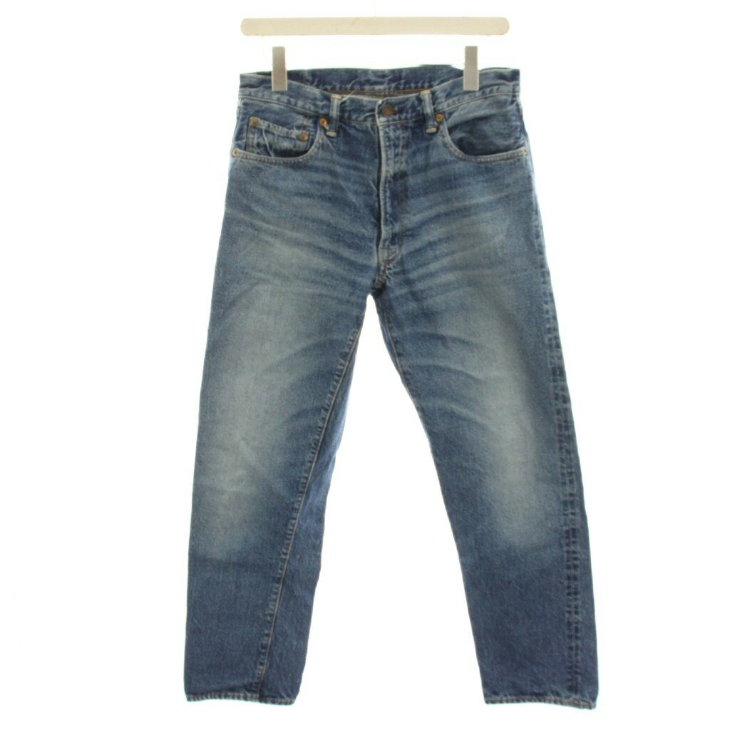 [Used] Warehouse LOT1105 Denim Pants Jeans, Used Wash, Straight Fit, Size 32, Blue /HN Men's [Vector Used Clothing] 260427