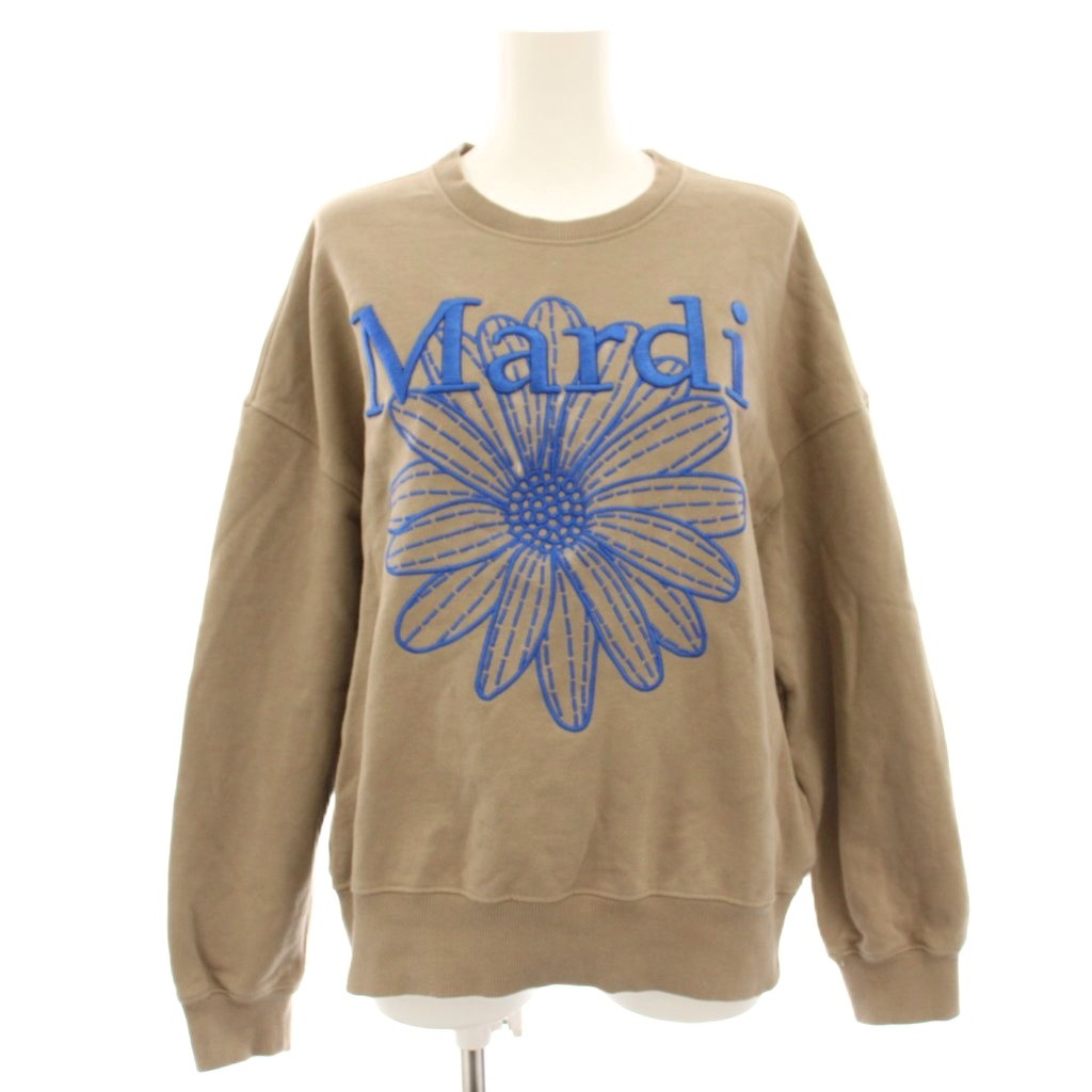 【中古】マルディメクルディ MARDI MERCREDI スウェット トレーナー 長袖 ロゴ刺繍 ベージュ /HN レディース 【ベクトル 古着】 260518表記サイズサイズ表記なし(実寸サイズをご参考ください。)実寸サイズ身幅：57cm　着丈：58cm　ゆき丈：78cm　　素材綿色ベージュ状態右袖に汚れがございますが、その他に目立ったダメージはなく、問題なくご使用いただける商品です。 ※あくまでも中古品ですので掲載写真や記載内容をご確認いただき、ご理解の上ご購入ください。備考日本語表記なし 品番なし商品のお問い合わせの回答を休止しております。＊各商品ページの商品詳細等をご確認の上ご購入ください。【中古】マルディメクルディ MARDI MERCREDI スウェット トレーナー 長袖 ロゴ刺繍 ベージュ /HN レディース 【ベクトル 古着】 260518状態ランク　”AB”詳細については、下記および「状態ランクについて」ページをご覧ください。未使用・新品の商品ほぼ新品同様の商品使用感が少なく、かなり状態の良い商品使用感はあるが、傷や汚れの少ない商品使用感の他、傷や汚れが見られる商品かなり大きな傷みがある難あり商品※S〜CランクはUSED品となりますので、使用感をご理解の上でご入札下さい。状態ランクについてinformation表記サイズサイズ表記なし(実寸サイズをご参考ください。)実寸サイズ身幅：57cm　着丈：58cm　ゆき丈：78cm　　素材綿色ベージュ状態右袖に汚れがございますが、その他に目立ったダメージはなく、問題なくご使用いただける商品です。 ※あくまでも中古品ですので掲載写真や記載内容をご確認いただき、ご理解の上ご購入ください。備考日本語表記なし 品番なし商品のお問い合わせの回答を休止しております。＊各商品ページの商品詳細等をご確認の上ご購入ください。本商品は一点物です他サイトや店舗にて販売している商品です。多少のお時間差にて欠品になることもございます。予めご了承頂ますようお願い致します。ベクトル・サイズガイドはこちらこの商品と同じブランドの商品を見る