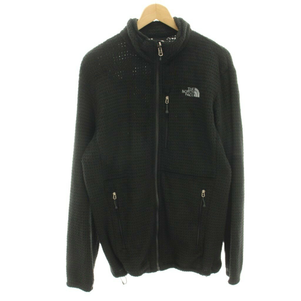 Rakuten - 【中古】ザノースフェイス THE NORTH FACE ジップインバーサミッドジャケット フリースジャケット XL 黒 ブラック ON61203 /HN メンズ 【ベクトル 古着】 260518