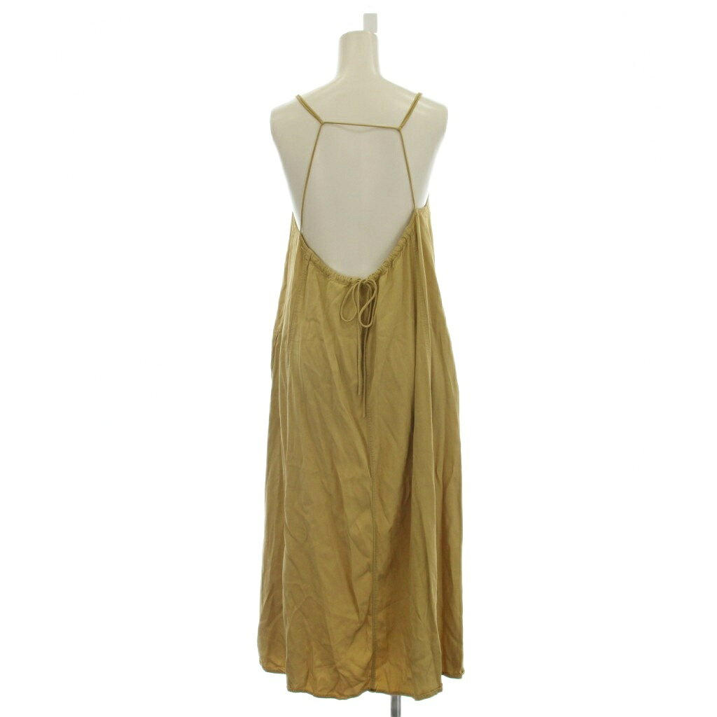 【中古】ミラオーウェン Mila Owen 21SS キャミワンピース 0 黄色 イエロー 無地 Vネック ロング丈 ノースリーブ /LP レディース 【ベクトル 古着】 260508 vectorpremium-19080923 ブランド古着ベクトルプレミアム店 サンプル画像3