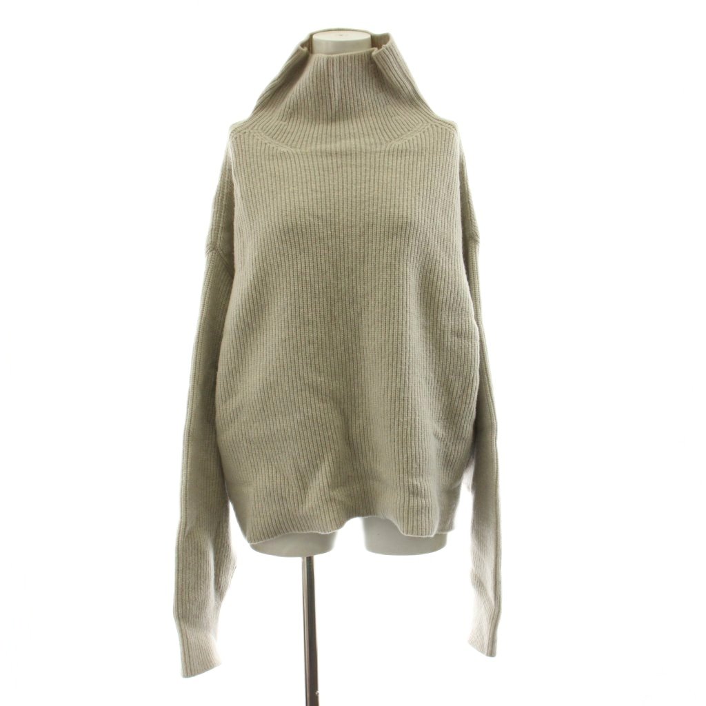 Rakuten - 【中古】ミューズ ドゥーズィエム クラス MUSE de Deuxieme Classe 23AW BLANC アゼ タートルネックプルオーバー ニット セーター 長袖 ベージュ 23080500420030 /KU レディース 【ベクトル 古着】 260512