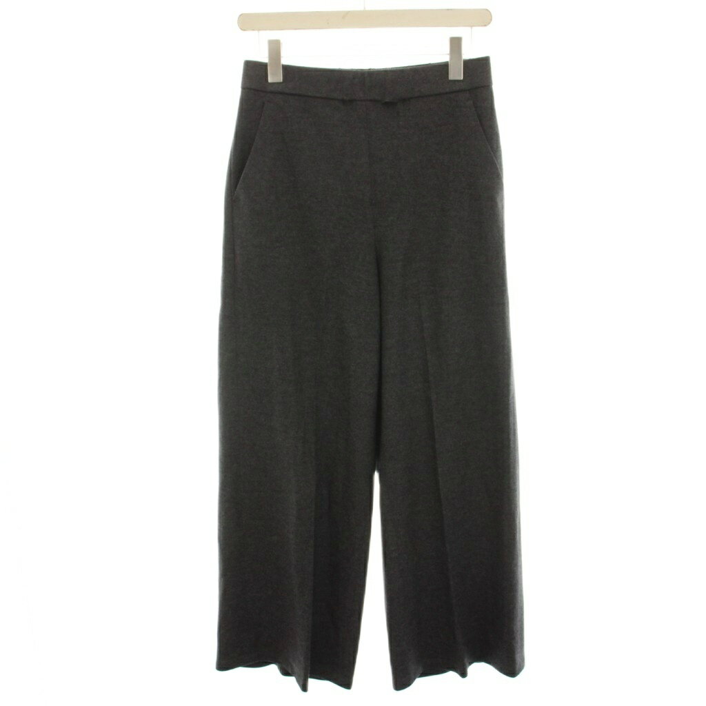 セオリーリュクス theory luxe 25AW LIBRA TAMIRA PANT ワイドパンツ イージーパンツ ウール 40 グレー 03-5306460-046-040 /HN レディース  260514