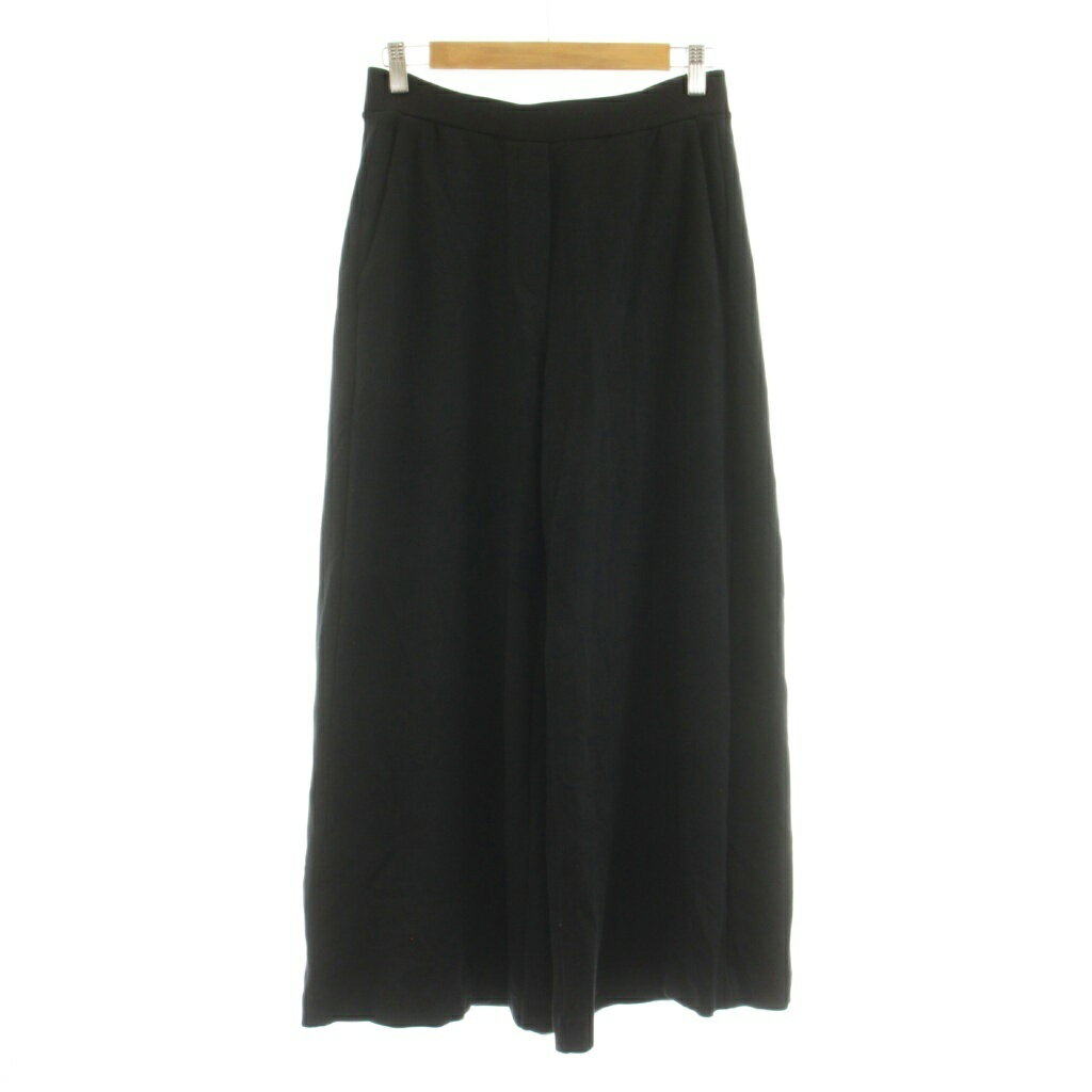 乐天商城 - 【中古】セオリー Theory 25AW DOBLE KN LT N TAILOR A LINE PO Double Knit N A Line Pant ワイドイージーパンツ S 黒 ブラック 01-5306003 /KU レディース 【ベクトル 古着】 260515