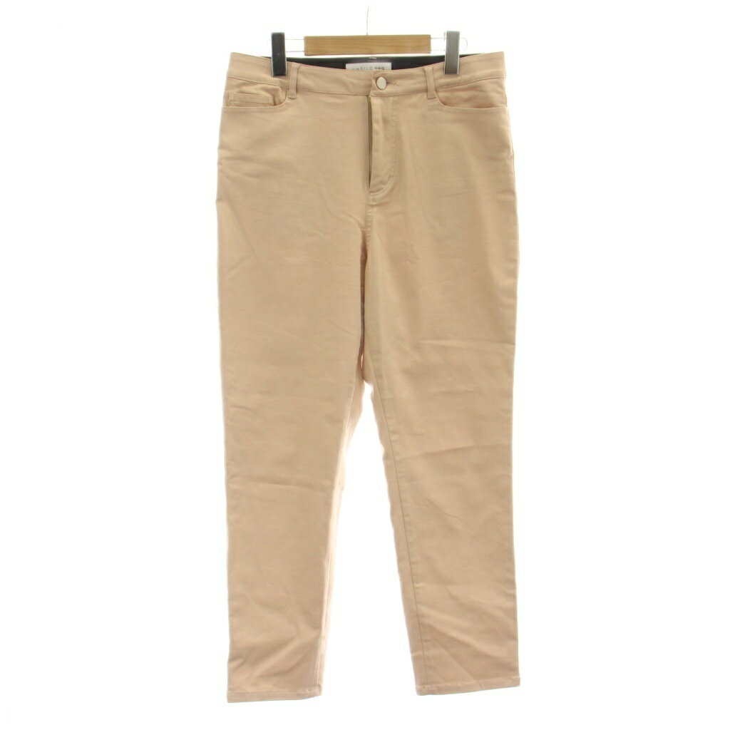 【中古】自由区 オンワード樫山 21SS パンツ 44 ピンク 無地 ハイウエスト PRURIM1304 /DU レディース 【ベクトル 古着】 260514