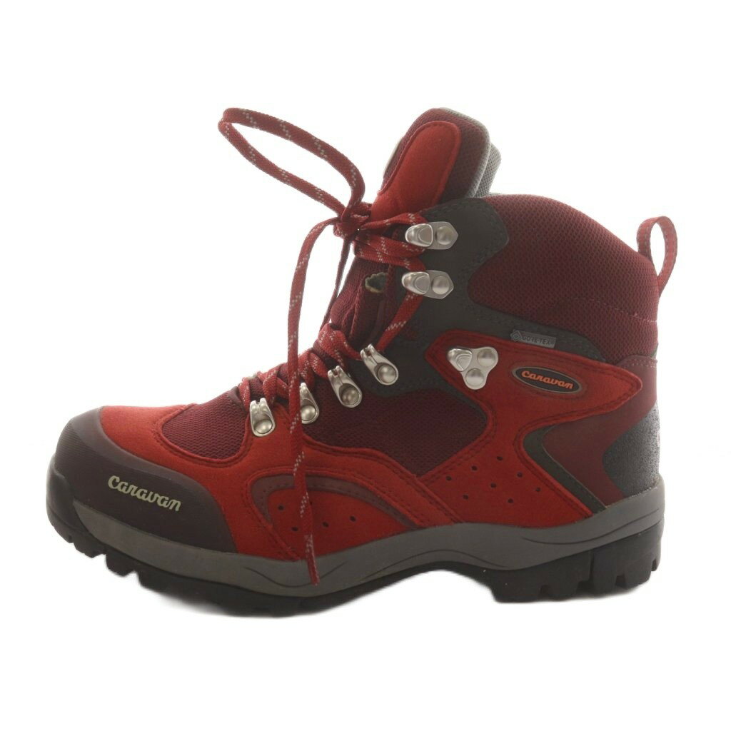 【中古】キャラバン Caravan トレッキングシューズ 登山靴 スニーカー US7.5 赤 レッド C1_02S /AN7 レディース 【ベクトル 古着】 260518