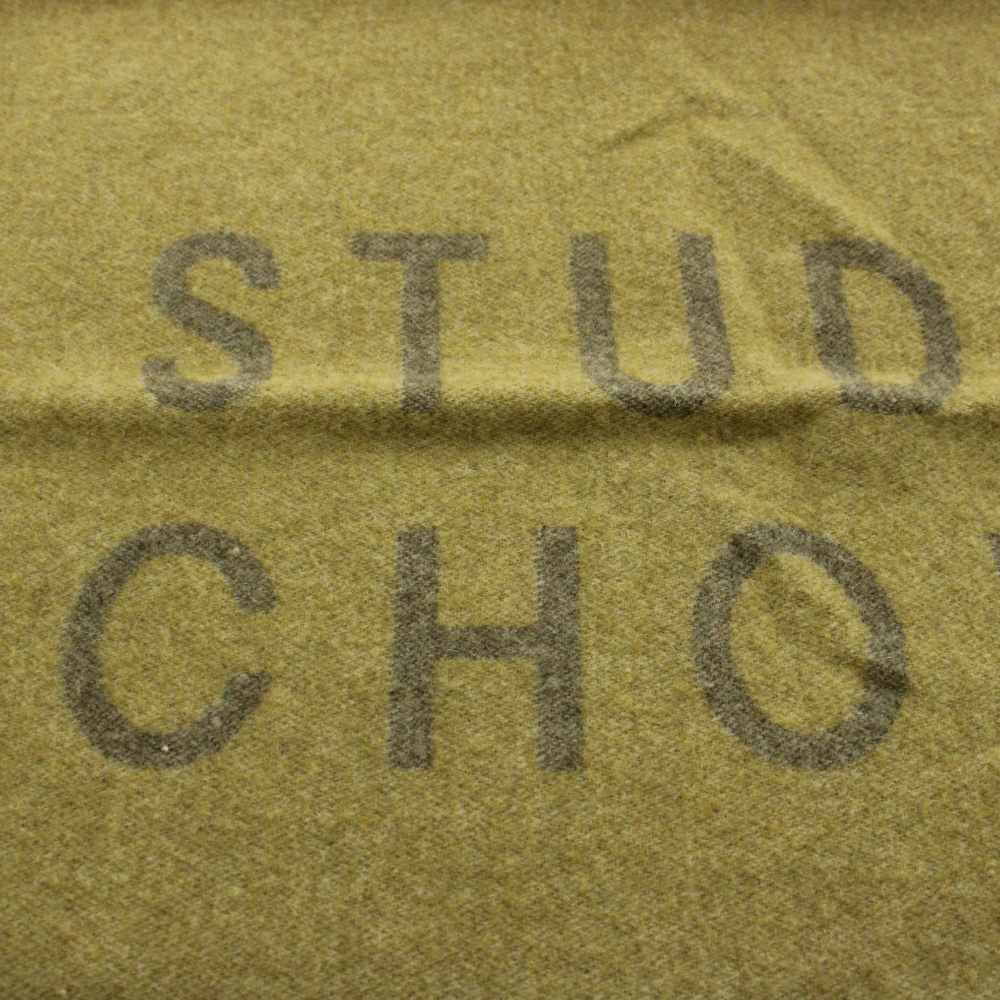 ブランド古着ベクトルプレミアム店の【中古】スタジオニコルソン STUDIO NICHOLSON マフラー ロゴ ウール カーキ 黄 イエロー /AN37 メンズ 【ベクトル 古着】 260519｜アングル3