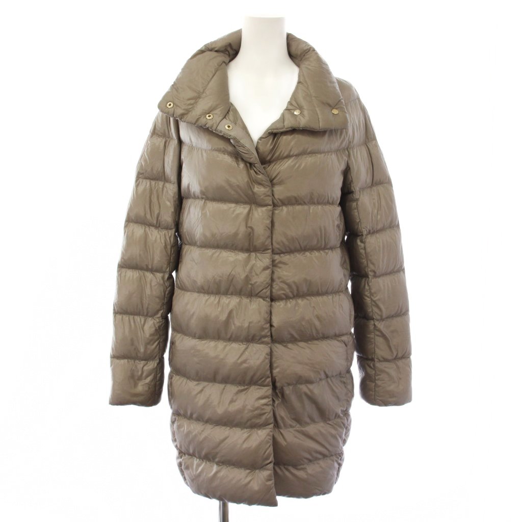 【中古】ヘルノ HERNO ドーラ DORA ダウンコート アウター 40 グレージュ PI0177 ...
