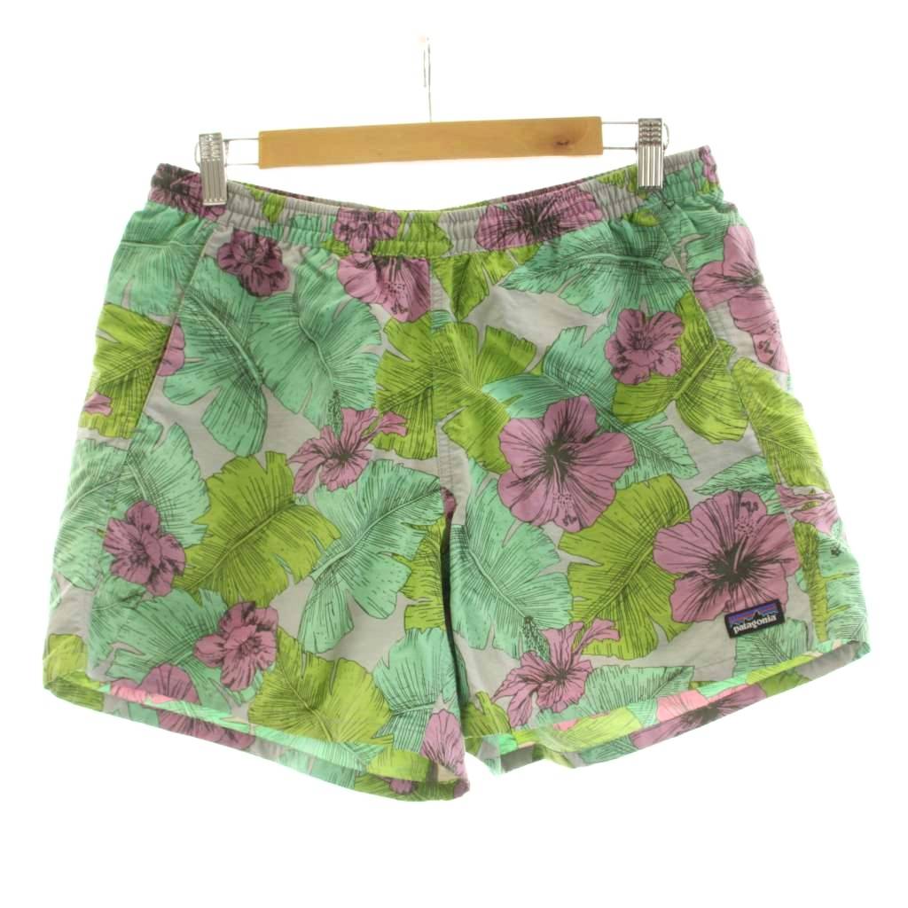 【中古】パタゴニア Patagonia バギーズショーツ ショートパンツ イージー 花柄 M 緑 グリーン 57057 /KU レディース 【ベクトル 古着】 260520