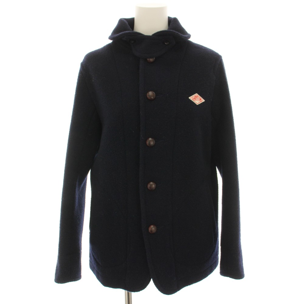 ダントン DANTON ウールモッサーメルトンジャケット WOOL MOSSER Melton Jacket 丸衿ブルゾン アウター 36 紺 ネイビー JD-8243 WOM /YT レディース  260521