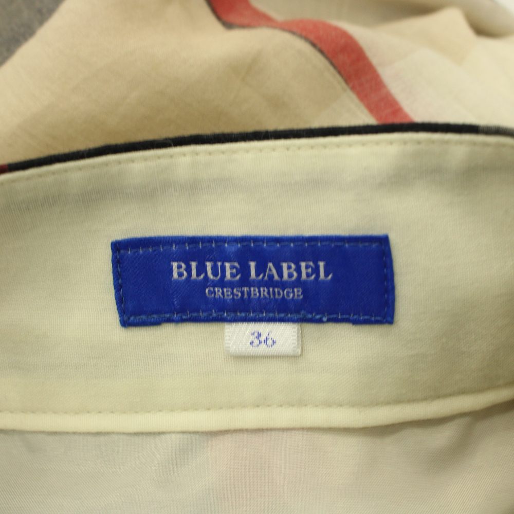 ブランド古着ベクトルプレミアム店の【中古】ブルーレーベルクレストブリッジ BLUE LABEL CRESTBRIDGE スカート 36 マルチカラー チェック柄 ひざ丈 リボンベルト付き /JP レディース 【ベクトル 古着】 260522｜アングル3