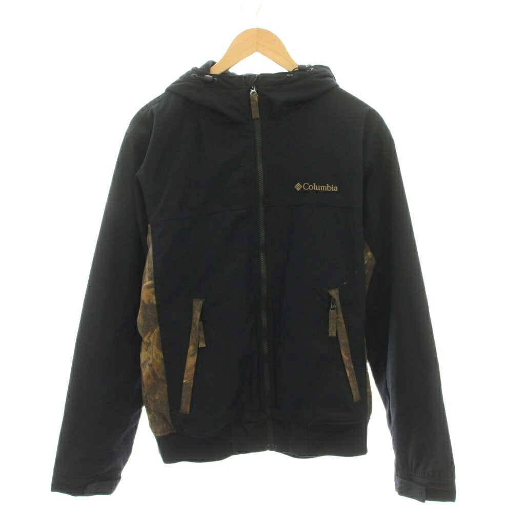 コロンビア Columbia ロマビスタ ハンティング パターンド フーディー Loma Vista Hunting Patterned Hoodie ジャケット ジップアップ ハンティングカモ柄 アウター M 黒 ブラック /YM メンズ  260530