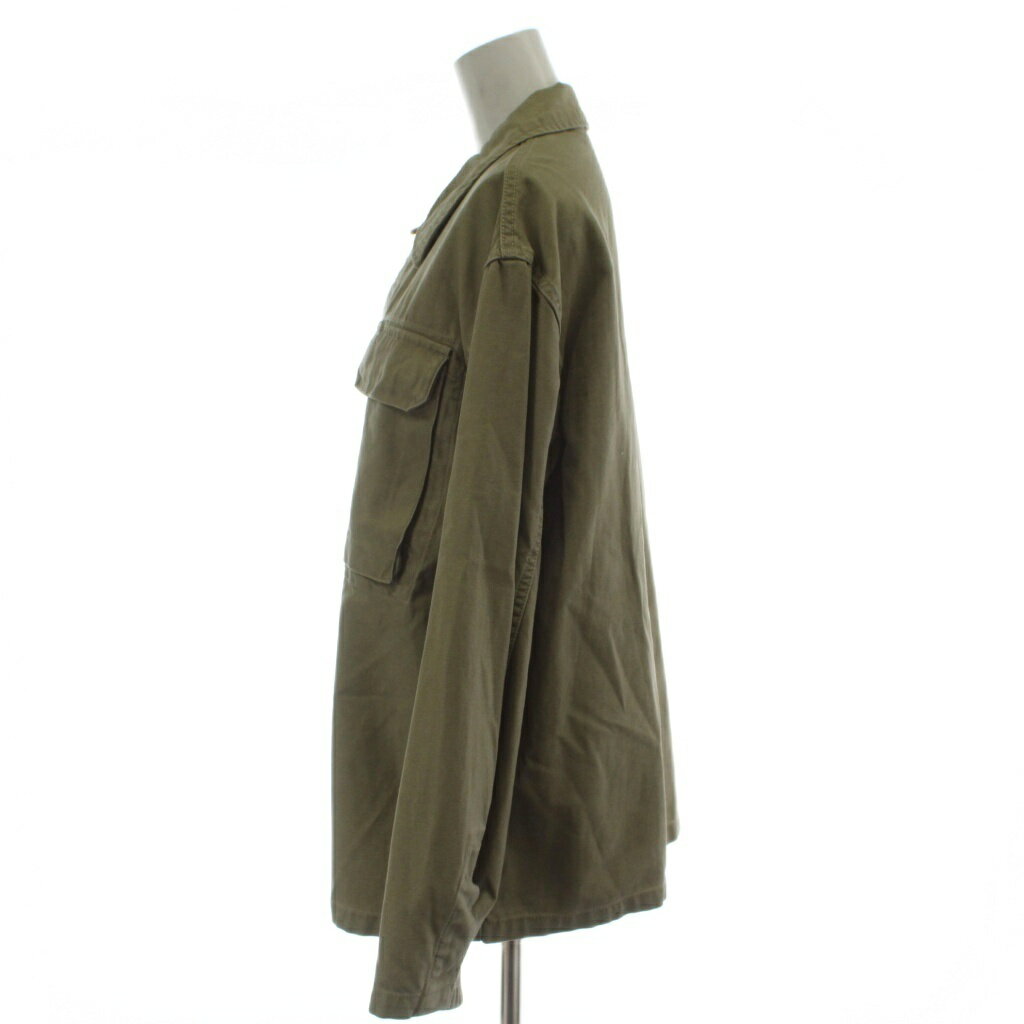【中古】スピック&スパン Spick&Span ARMY SHIRTS シャツ ブラウス 36 カーキ 長袖...