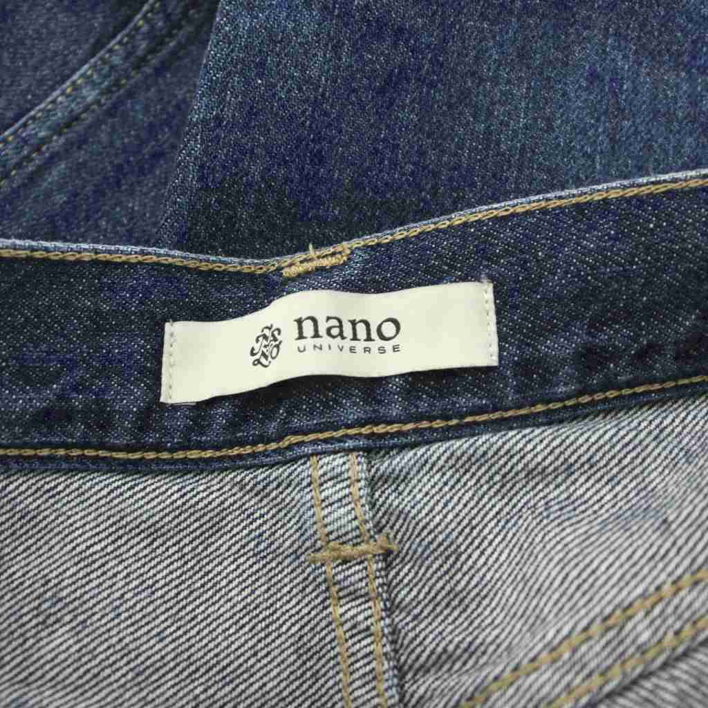 【中古】ナノユニバース nano universe デニムパンツ ジーンズ ストレート ジップフライ 38 インディゴ /KU ■MA レディース 【ベクトル 古着】 260604 vectorpremium-19166169 ブランド古着ベクトルプレミアム店 サンプル画像3