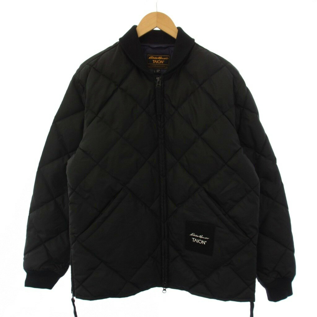 タイオン TAION × EDDIE BAUER スカイライナーダウンジャケット ジップアップ L 黒 E942851 /BM メンズ  260610