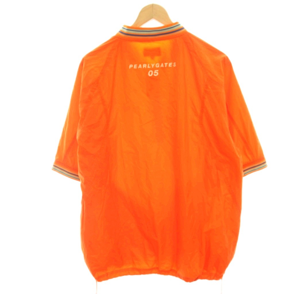 【中古】パーリーゲイツ PEARLY GATES ナイロンジャケット ハーフジップ ゴルフウ...