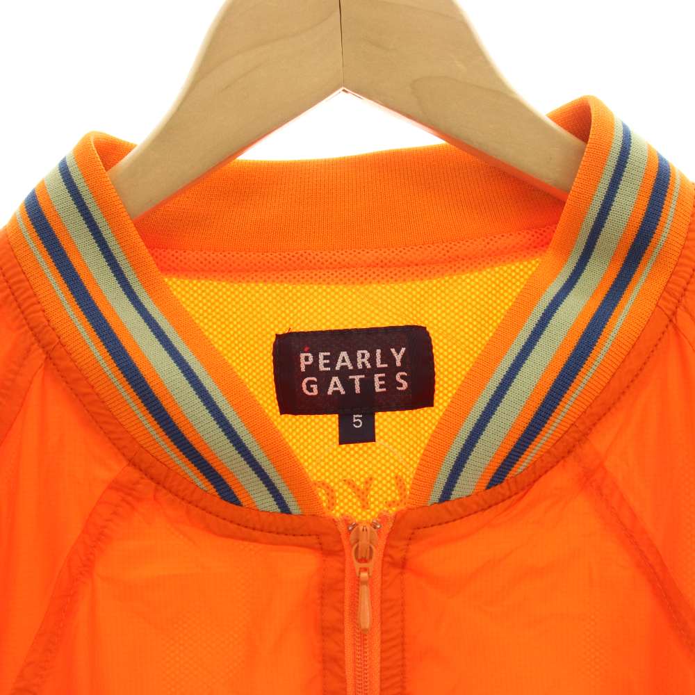 【中古】パーリーゲイツ PEARLY GATES ナイロンジャケット ハーフジップ ゴルフウ...