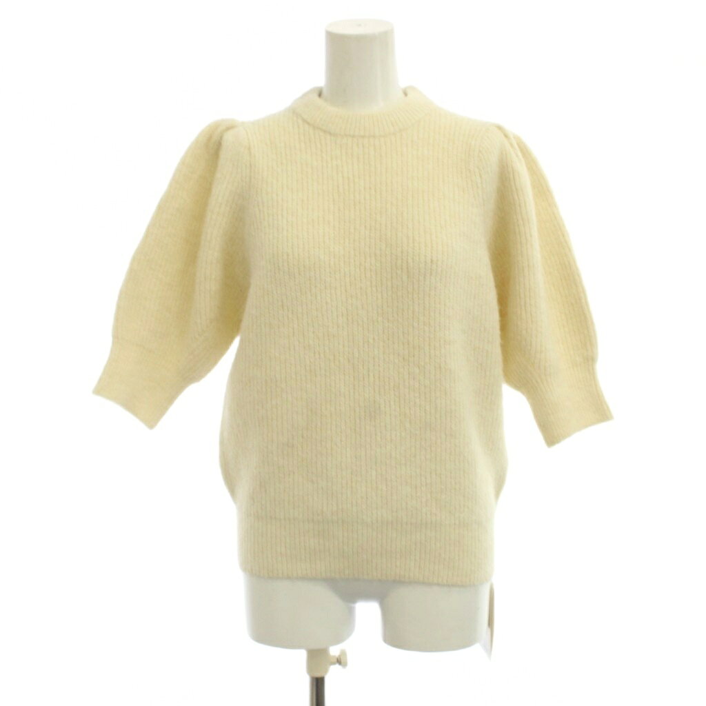 【中古】未使用品 ミラオーウェン Mila Owen ニット セーター 0 白 パフスリーブ 長袖 リブ編み /JP レディース 【ベクトル 古着】 260610 vectorpremium-19175751 ブランド古着ベクトルプレミアム店 パッケージ画像