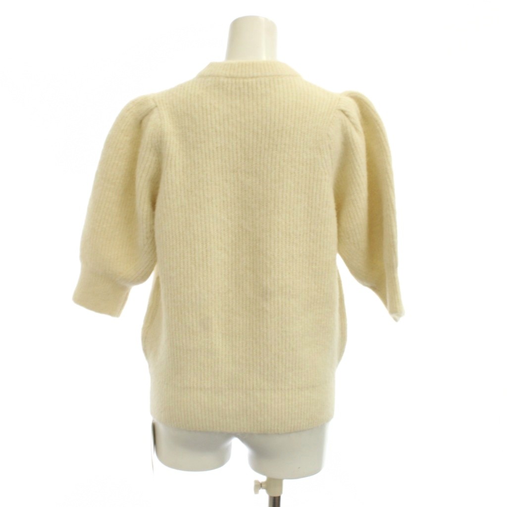 【中古】未使用品 ミラオーウェン Mila Owen ニット セーター 0 白 パフスリーブ 長袖 リブ編み /JP レディース 【ベクトル 古着】 260610 vectorpremium-19175751 ブランド古着ベクトルプレミアム店 サンプル画像3