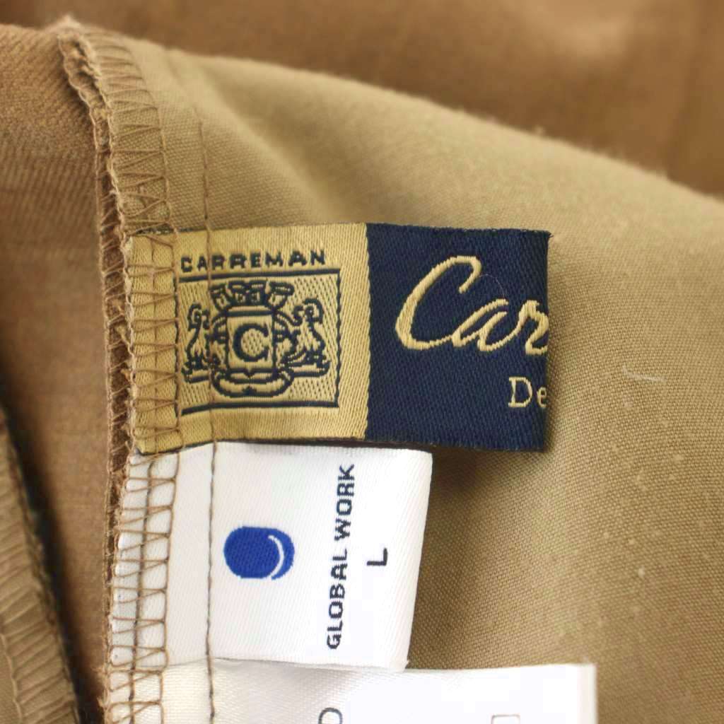 【中古】グローバルワーク GLOBAL WORK キャリーマン CARREMAN ワイドパンツ L 茶色 ブラウン 無地 フルレングス /LP レディース 【ベクトル 古着】 260615 vectorpremium-19192223 ブランド古着ベクトルプレミアム店 サンプル画像3