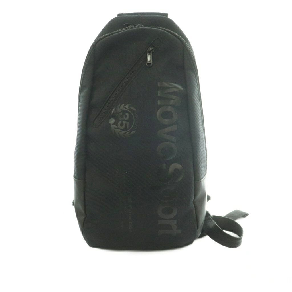 【中古】デサント DESCENTE Move Sport ボディバッグ ナイロン 黒 ブラック /MI ■MA メンズ 【ベクトル 古着】 260615