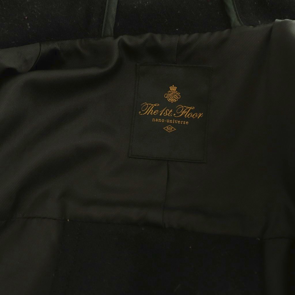 【中古】ナノユニバース nano universe ダッフルコート フード ミドル丈 36 ブラック /ES ■MA レディース 【ベクトル 古着】 260619 vectorpremium-19202535 ブランド古着ベクトルプレミアム店 サンプル画像3