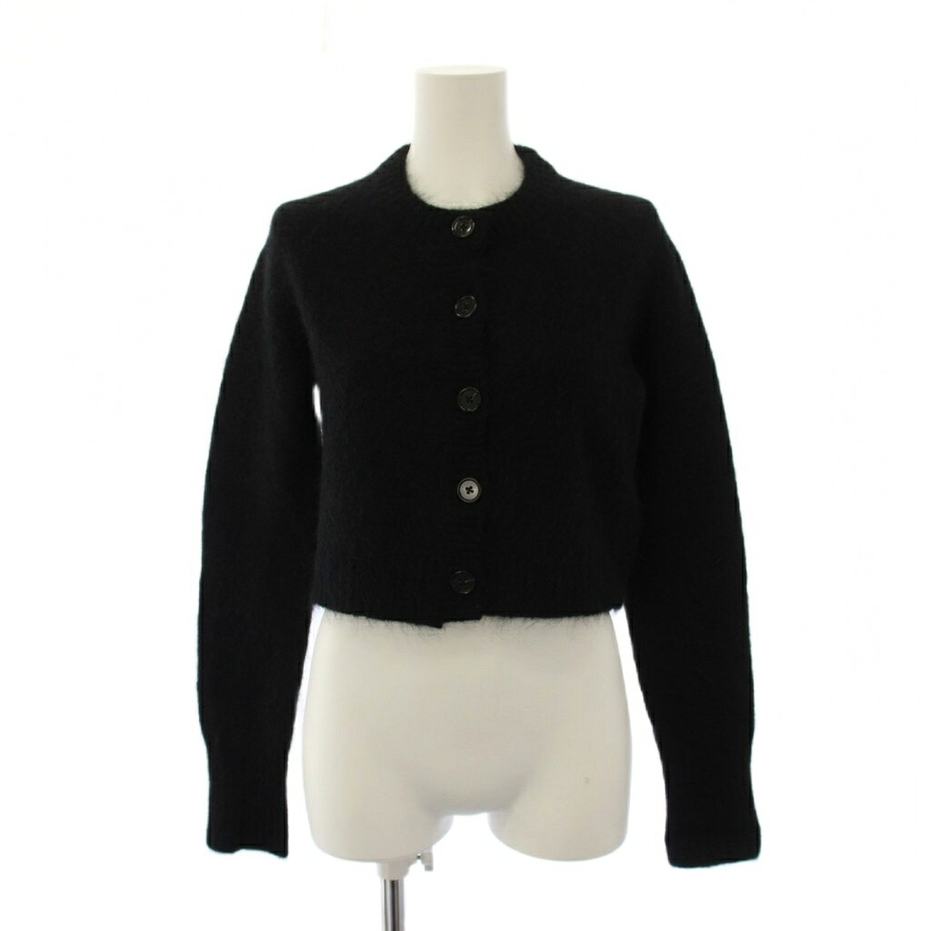 アクネ ストゥディオズ Acne Studios モヘアブレンド ニットカーディガン 長袖 XXS 黒 FN-WN-KNIT000580 /BM15 レディース  260624