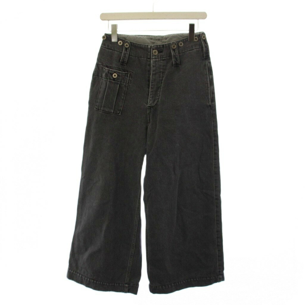 [Used] Nigel Cabourn British Army Pant Denim Jeans, Button Fly, Size 6, Gray, 8049-08-50000 /BM6, Women's [Vector Used Clothing] 260624