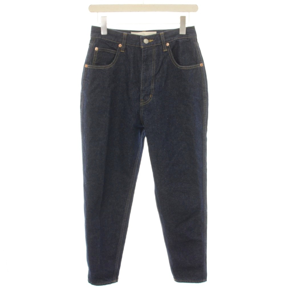 [Used] Shinzone Carrot Denim Jeans, Zip Fly, Size 36, Indigo, 19SMSPA68 /YT6, Women's [Vector Used Clothing] 260626